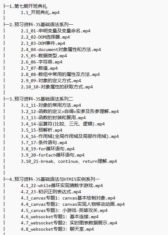 Web前端從入門到精通高級進(jìn)階 視頻教程 下載  圖1