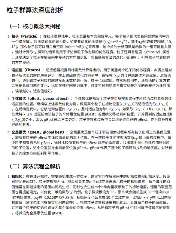 解鎖粒子群算法：Python 帶你探尋函數(shù)優(yōu)化寶藏 PDF 下載 圖1