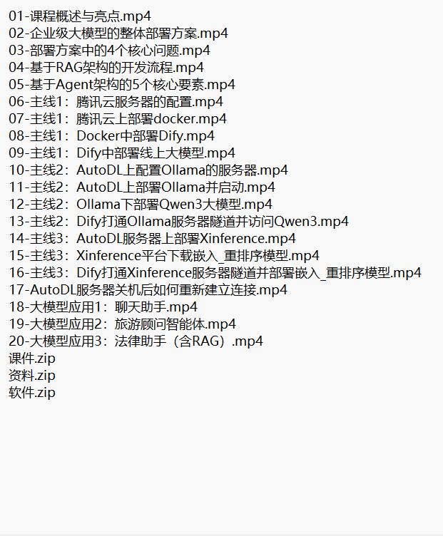 企業(yè)級(jí)大模型部署與開發(fā)實(shí)戰(zhàn) 視頻教程 下載 圖1